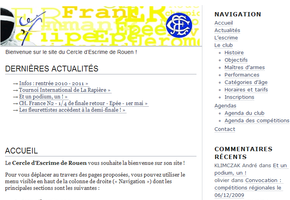 Ecran de escrime-rouen.fr